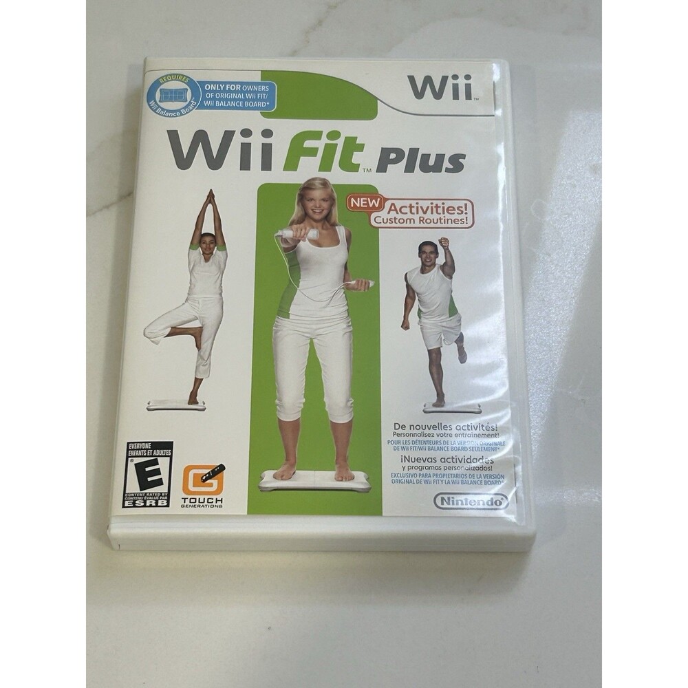 Nintendo Wii Fit Plus Fitness Sports Manual Included NTSC-U/C 2009